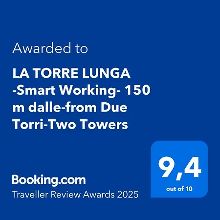 Appartement La Torre Lunga -smart Working- 150 M Dalle-from Due Torri-two Towers *